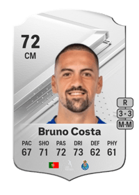 Bruno Costa Rare 72 OVR