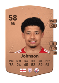 Travis Johnson Common 58 OVR