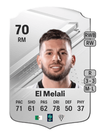 Farid El Melali Rare 70 OVR
