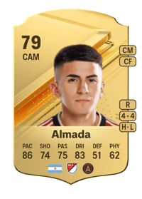 Thiago Almada Rare 79 OVR