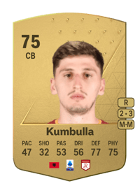 Marash Kumbulla Common 75 OVR