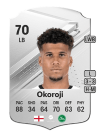 Chima Okoroji Rare 70 OVR