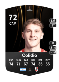 Facundo Colidio CONMEBOL Libertadores 72 OVR