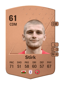 Ryan Stirk Common 61 OVR