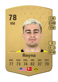 Giovanni Reyna Common 78 OVR