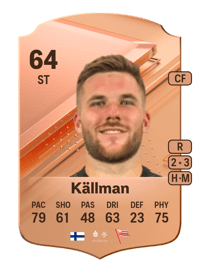 Benjamin Källman Rare 64 OVR