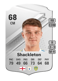 Jamie Shackleton Rare 68 OVR