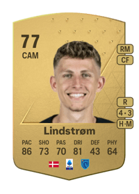 Jesper Lindstrøm Common 77 OVR