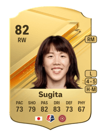 Hina Sugita Rare 82 OVR