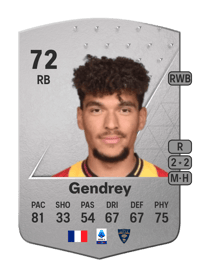 Valentin Gendrey Common 72 OVR