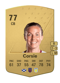 Rachel Corsie Common 77 OVR