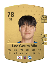 Lee Geum Min Common 78 OVR