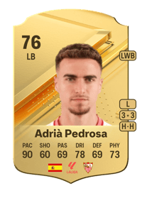 Adrià Pedrosa Rare 76 OVR