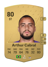 Arthur Cabral Common 80 OVR