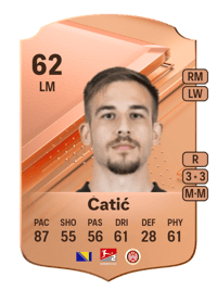 Amar Ćatić Rare 62 OVR