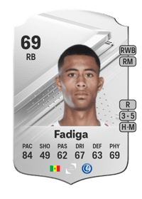 Noah Fadiga Rare 69 OVR