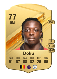Jérémy Doku Rare 77 OVR