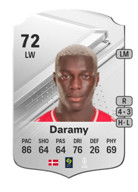 Mohamed Daramy Rare 72 OVR