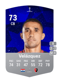 Gustavo Velázquez CONMEBOL Sudamericana 73 OVR