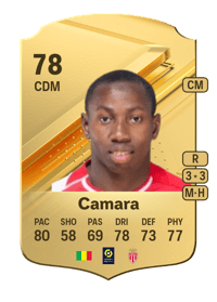 Mohamed Camara Rare 78 OVR