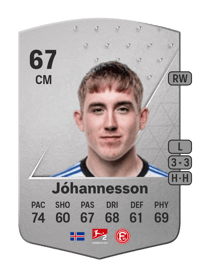 Ísak Bergmann Jóhannesson Common 67 OVR