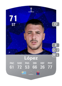 Renzo López CONMEBOL Sudamericana 71 OVR