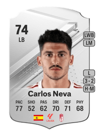 Carlos Neva Rare 74 OVR