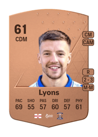 Brad Lyons Common 61 OVR