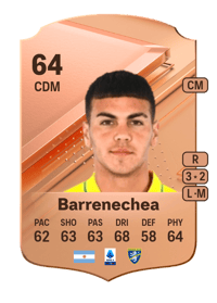 Enzo Barrenechea Rare 64 OVR