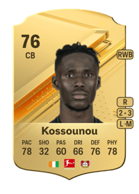 Odilon Kossounou Rare 76 OVR