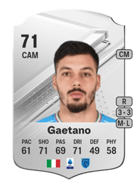 Gianluca Gaetano Rare 71 OVR