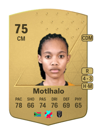 Linda Motlhalo Common 75 OVR