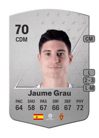 Jaume Grau Common 70 OVR