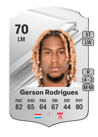 Gerson Rodrigues Rare 70 OVR