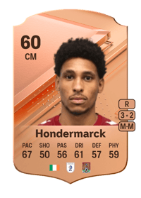 Will Hondermarck Rare 60 OVR