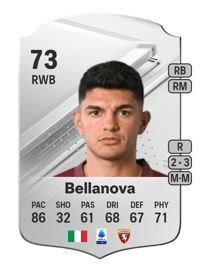 Raoul Bellanova Rare 73 OVR