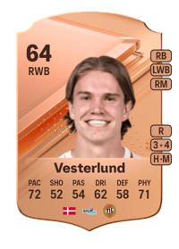 Niklas Vesterlund Rare 64 OVR