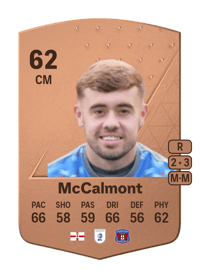 Alfie McCalmont Common 62 OVR