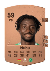 Musah Nuhu Common 59 OVR