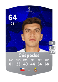 Diego Céspedes CONMEBOL Sudamericana 64 OVR