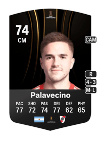 Agustín Palavecino CONMEBOL Libertadores 74 OVR