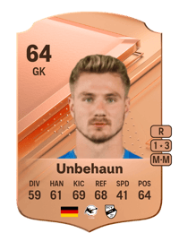 Luca Unbehaun Rare 64 OVR