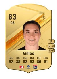 Vanessa Gilles Rare 83 OVR