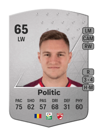 Dennis Politic Common 65 OVR