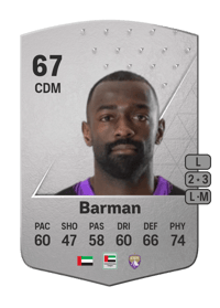 Ahmed Barman Common 67 OVR
