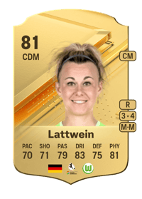 Lena Lattwein Rare 81 OVR