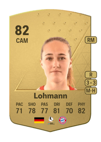 Sydney Lohmann Common 82 OVR