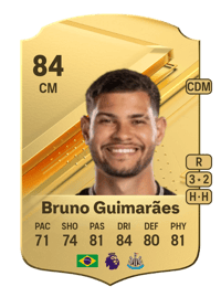 Bruno Guimarães Rare 84 OVR