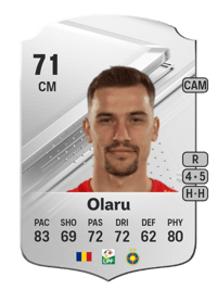 Darius Olaru Rare 71 OVR