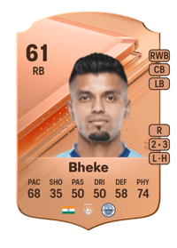 Rahul Bheke Rare 61 OVR